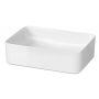 Cersanit Crea K114001ECO umywalka 49.5x34.5 cm prostokątna nablatowa biała zdj.1
