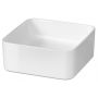 Cersanit Crea K114007ECO umywalka 35x35 cm kwadratowa nablatowa biała zdj.1
