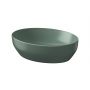 Cersanit Larga K677054 umywalka 50.5x38.5 cm owalna nablatowa zielona zdj.1