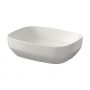 Cersanit Larga K677059 umywalka 50x38.5 cm prostokątna nablatowa szary/kamień zdj.1
