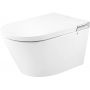Clean Wave Breeze B700SET toaleta myjąca ze stelażem i przyciskiem wisząca bez kołnierza ze spłukiwaniem wirowym biała zdj.5