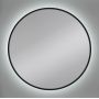 Dubiel Vitrum Zoe 5905241012971 lustro 70x70 cm okrągłe z oświetleniem czarny zdj.5