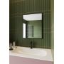 Dubiel Vitrum One 5905241013053 lustro 50x60 cm prostokątne czarny zdj.5