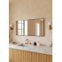 Dubiel Vitrum One 5905241013077 lustro 50x100 cm prostokątne czarny zdj.5