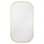 Dubiel Vitrum Luis Gold 5905241013169 lustro 50x90 cm owalne złoty zdj.1