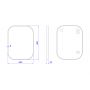 Dubiel Vitrum Luis Gold 5905241013176 lustro 60x80 cm owalne złoty zdj.2