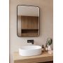 Dubiel Vitrum Soho 5905241013237 lustro 60x80 cm z oświetleniem czarny zdj.3