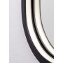 Dubiel Vitrum Loki 5905241013251 lustro 40x80 cm owalne z oświetleniem czarny zdj.7