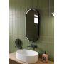 Dubiel Vitrum Loki 5905241013251 lustro 40x80 cm owalne z oświetleniem czarny zdj.8
