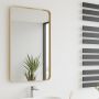 Dubiel Vitrum Rio 5905241011561 lustro 60x100 cm prostokątne złoty zdj.10