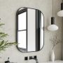 Dubiel Vitrum Luis 5905241012827 lustro 40x60 cm owalne czarny zdj.9
