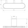 Deante Round ADR0131 wieszak na ręcznik chrom zdj.2