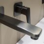 Deante Blur BQLD54L bateria umywalkowa podtynkowa grafit zdj.5