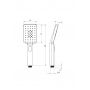 Deante Blur BQL017M bateria wannowo-prysznicowa wolnostojąca chrom zdj.3