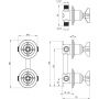 Deante Temisto BQT044P bateria prysznicowa podtynkowa chrom zdj.2