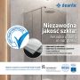 Deante Prizma KTJ039P ścianka prysznicowa walk-in 90 cm chrom połysk/szkło przezroczyste zdj.4