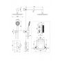 Deante Arnika BXYZGEBT zestaw prysznicowy podtynkowy termostatyczny złoty zdj.7