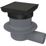 Deante KOSN01D odpływ prysznicowy 13 cm czarny zdj.1