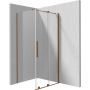 Deante Prizma KPNCP12S08 kabina prysznicowa 120x80 cm prostokątna brąz szczotkowany/szkło przezroczyste zdj.1