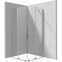 Deante Prizma KPNFP08P08 kabina prysznicowa 80x80 cm kwadratowa szczotkowany/szkło przezroczyste zdj.1