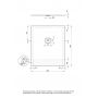 Deante Silia KSKA01012B brodzik prostokątny 120x100 cm biały zdj.2
