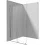 Deante Prizma KTJ034R ścianka prysznicowa walk-in 140 cm chrom połysk/szkło przezroczyste zdj.1