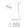 Deante Prizma KTJ037P ścianka prysznicowa walk-in 70 cm chrom połysk/szkło przezroczyste zdj.2