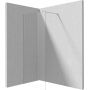 Deante Prizma KTJ038P ścianka prysznicowa walk-in 80 cm chrom połysk/szkło przezroczyste zdj.1