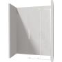 Deante Prizma KTJA32R ścianka prysznicowa walk-in 120 cm biały mat/szkło przezroczyste zdj.1