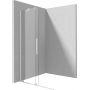 Deante Prizma KTJA32R ścianka prysznicowa walk-in 120 cm biały mat/szkło przezroczyste zdj.5