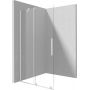 Deante Prizma KTJA38R ścianka prysznicowa walk-in 80 cm biały mat/szkło przezroczyste zdj.1
