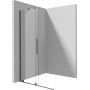 Deante Prizma KTJD38R ścianka prysznicowa walk-in 80 cm grafitowy mat/szkło przezroczyste zdj.6