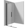 Deante Prizma KTJN34R ścianka prysznicowa walk-in 140 cm czarny mat/szkło przezroczyste zdj.7