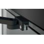Deante Prizma KTJN34R ścianka prysznicowa walk-in 140 cm czarny mat/szkło przezroczyste zdj.8