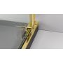 Deante Prizma KTJZ34R ścianka prysznicowa walk-in 140 cm złoty połysk/szkło przezroczyste zdj.11