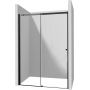 Deante Kerria Plus drzwi prysznicowe 170 cm wnękowe czarny mat/szkło przezroczyste KTSPN17P zdj.1