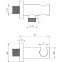 Deante Temisto NACM9QT zestaw prysznicowy podtynkowy z deszczownicą zdj.6