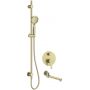 Deante Arnika NACR9QA zestaw wannowo-prysznicowy podtynkowy złoty zdj.1