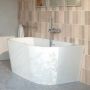 Deante Silia KDS016W wanna przyścienna 160x75 cm biała zdj.11