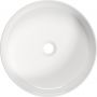 Deante Round CGR6U4S umywalka 40x40 cm okrągła nablatowa biała zdj.3