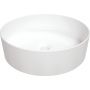 Deante Round CGR6U4S umywalka 40x40 cm okrągła nablatowa biała zdj.1