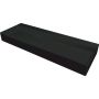 Deante Blur CQBNU1S umywalka 100x40 cm prostokątna nablatowa czarna zdj.1