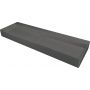 Deante Blur CQBTU2S umywalka 120x40 cm prostokątna nablatowa antracyt zdj.3