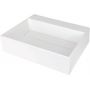 Deante Correo CQRAU5M umywalka 50x40 cm prostokątna nablatowa biała zdj.1