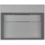 Deante Correo CQRSU5M umywalka 50x40 cm prostokątna nablatowa szary/kamień zdj.3