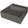 Deante Correo CQRTU4M umywalka 40x40 cm kwadratowa nablatowa antracyt zdj.1