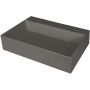 Deante Correo CQRTU6M umywalka 60x40 cm prostokątna nablatowa antracyt zdj.1
