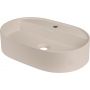 Deante Silia CQS5U6B umywalka 55x35 cm owalna nablatowa brąz/beż zdj.1