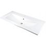 Deante Tubo CTU638M umywalka 81.5x36 cm prostokątna meblowa biała zdj.1
