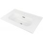 Deante Tubo CTU6U6M umywalka 60x38.5 cm prostokątna meblowa-wpuszczana biała zdj.1